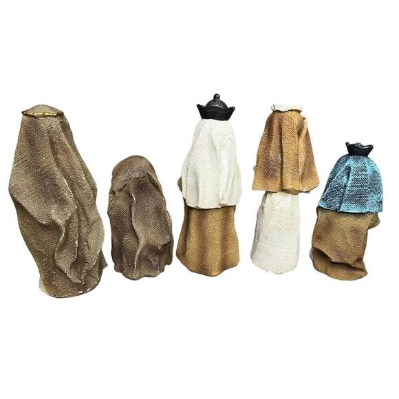 Delton Products Resin Nativity Figurines Set of 5 - Picture 7 of 8